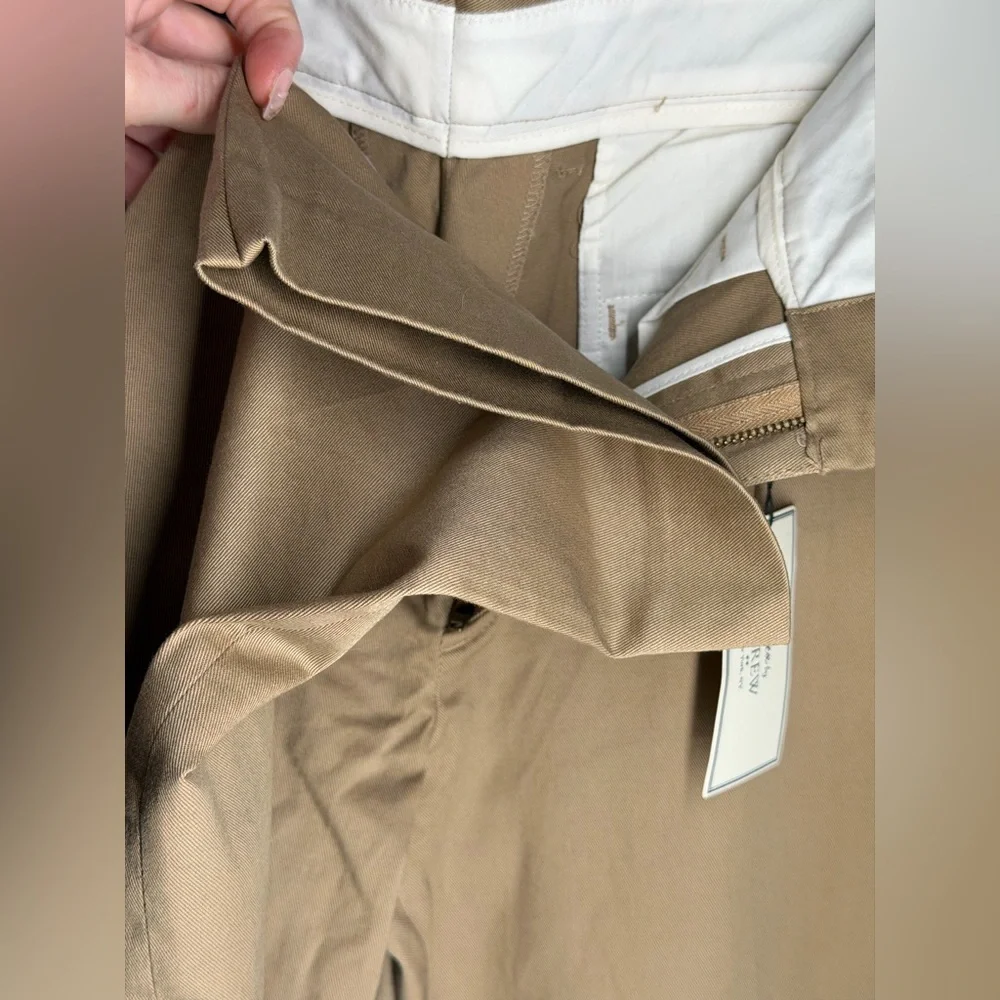 J by J.Crew Flex Tapered Khaki Pants Tailored Office Business Casual Performance